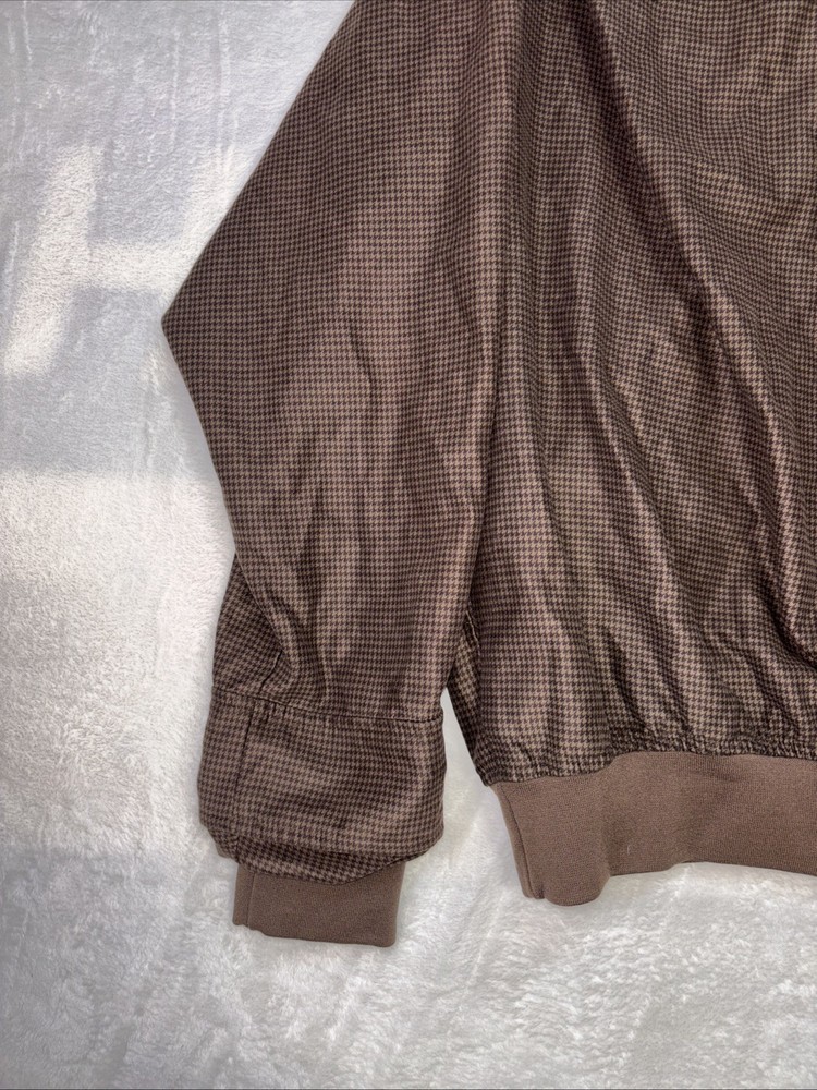 Zero restriction golf outerwear brown micro suede men’s medium 1/4 Snap pullover