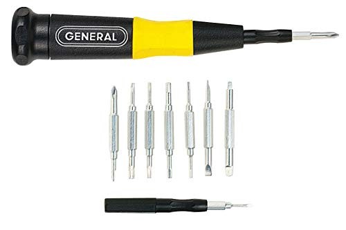 General Tools Extended Drive #751016 Screwdriver Set, 16-Piece,Silver