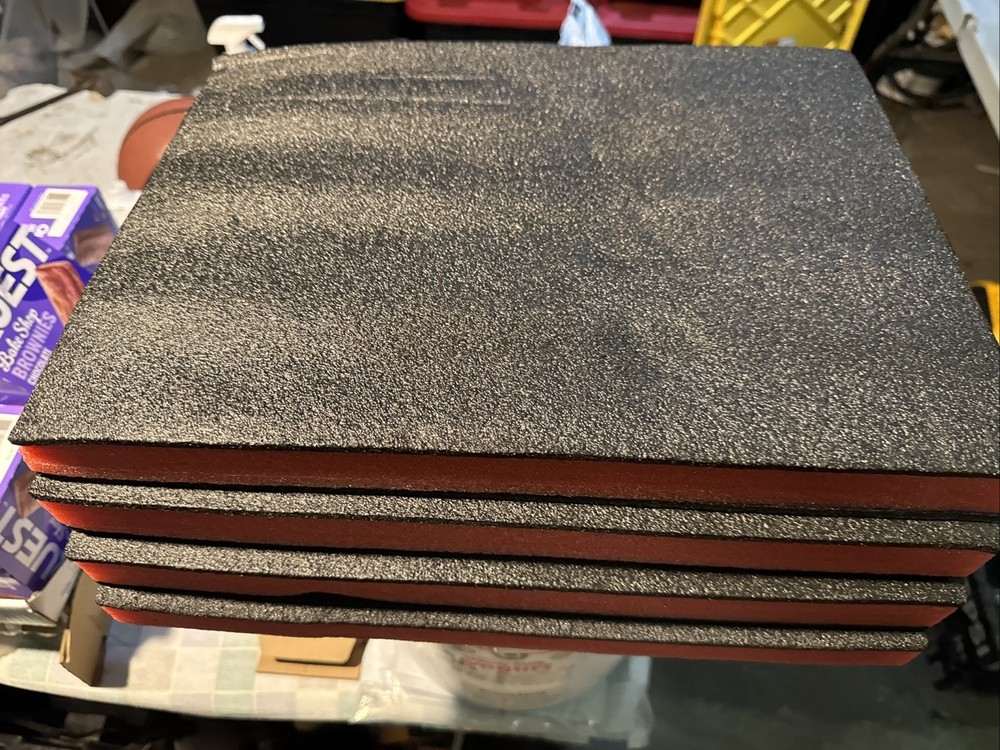 Tool Box Foam 16 x 12 x 1.5 inch 4 Packs Cuttable Foam Inserts for Cases Poly...