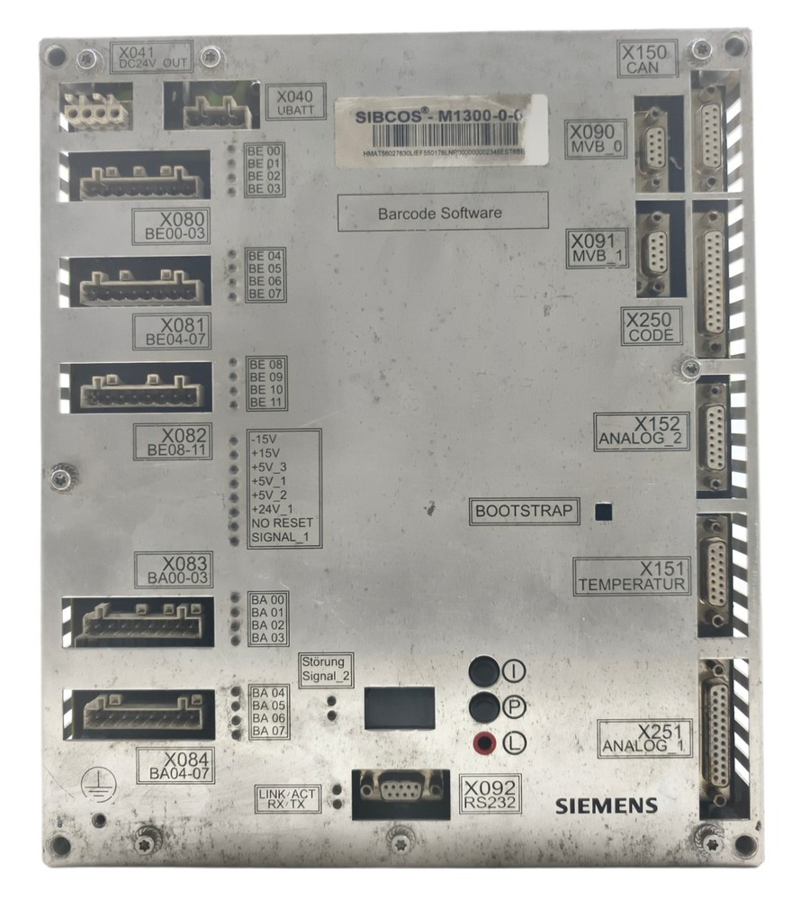 SIEMENS SIBCOS  SIBCOSM1300 M1300-0-0 Barcode Software Master Control Module