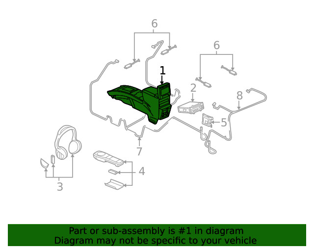 Genuine GM Display Unit 15259965