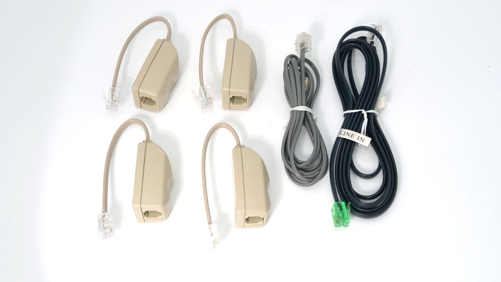 4 Pack Corning DSL Single-Jack In-Line Micro-Filter (Model CPS‑C100‑0A‑CN)