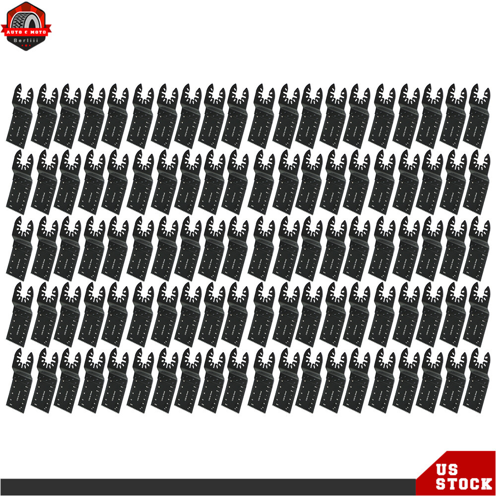 100Pcs Quick Release Durable Oscillating Tool Saw Blades Multi For All Models us