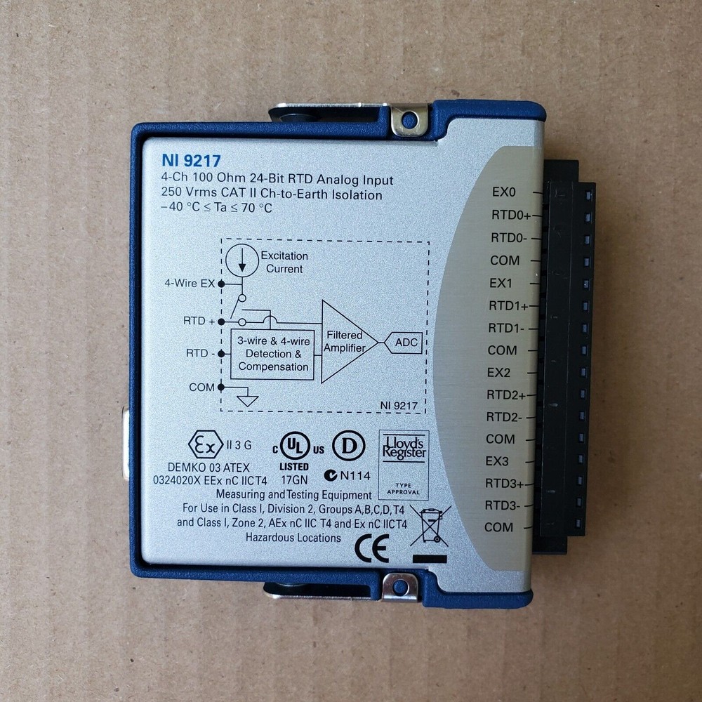 National Instruments NI 9217 cDAQ Temperature / RTD Input Module