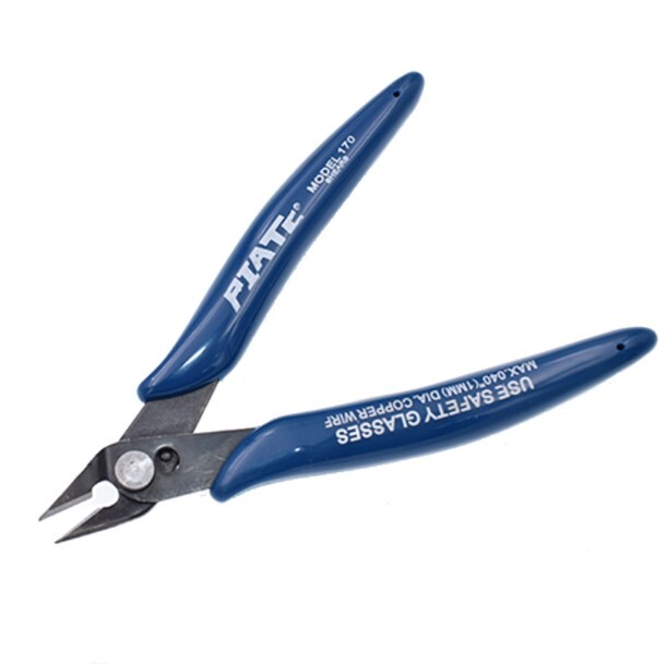 Portable PLATO Model-170 Electrical Wire Cable Cutters Cutting Side Flush Pliers