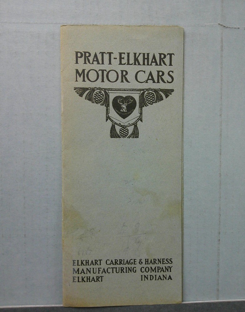 1911 Pratt-Elkhart Sales Catalog