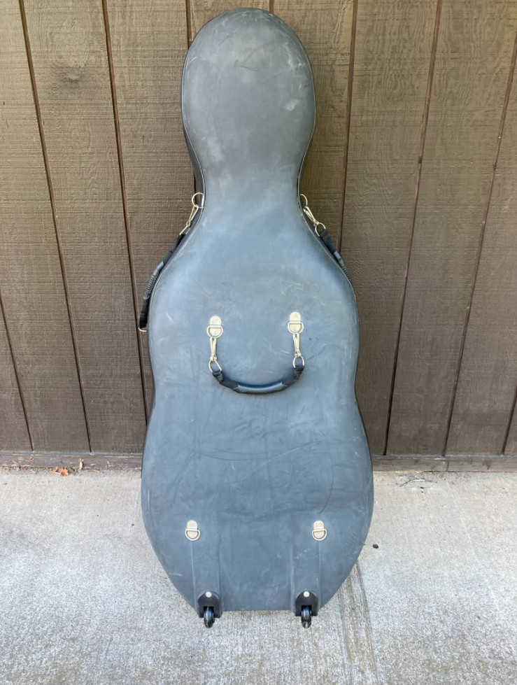 Bam Cello Flight Cover Case Black Used