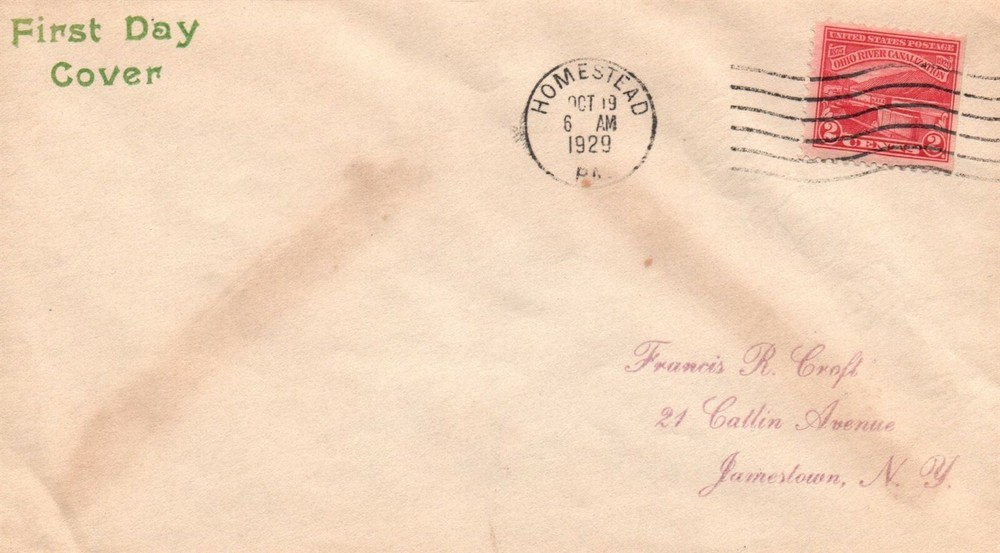 SC# 681 FDC - Generic First Day Corner Cachet - L32222