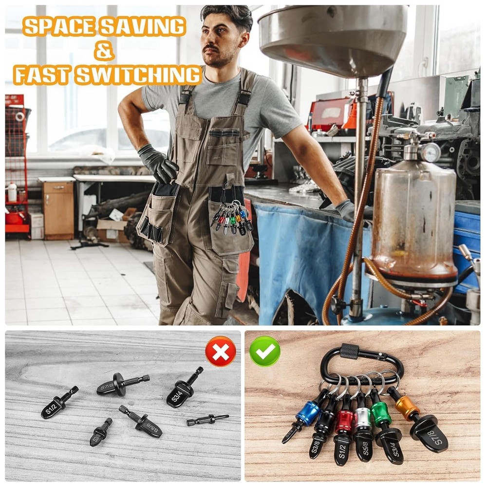 Versatile HVAC Repair Tool Set: 12PCS Copper Pipe Expander and Drill Bits