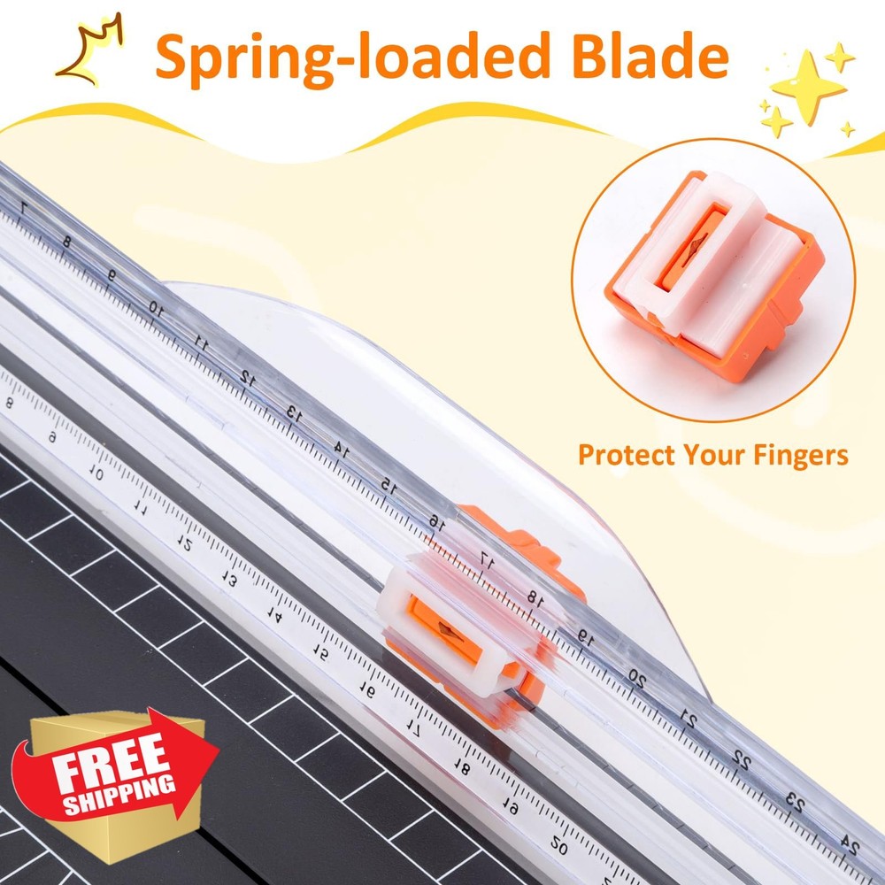 A4 Paper Cutter 12" Trimmer with 2 Replacement Blades