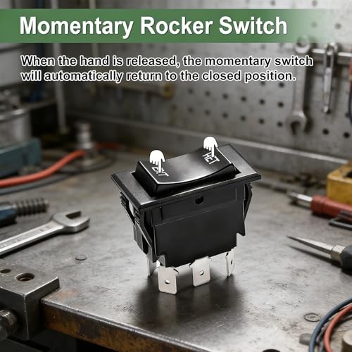 Momentary Polarity Reverse Rocker Toggle Switch Control Motor Up Down Forward