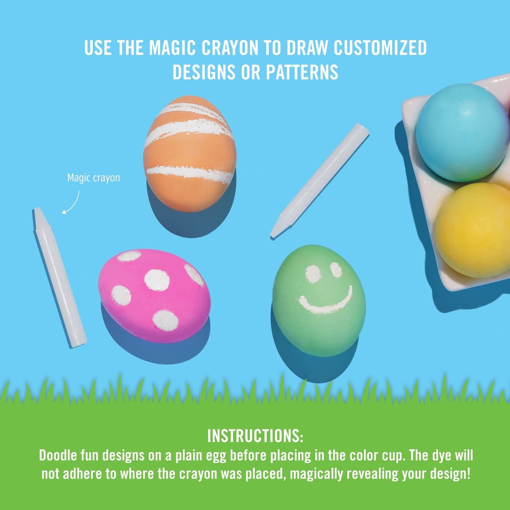 Deluxe Egg Decorating Kit Bundle Includes Deluxe Kit, 2 Egg Dippers, 5 Color ...