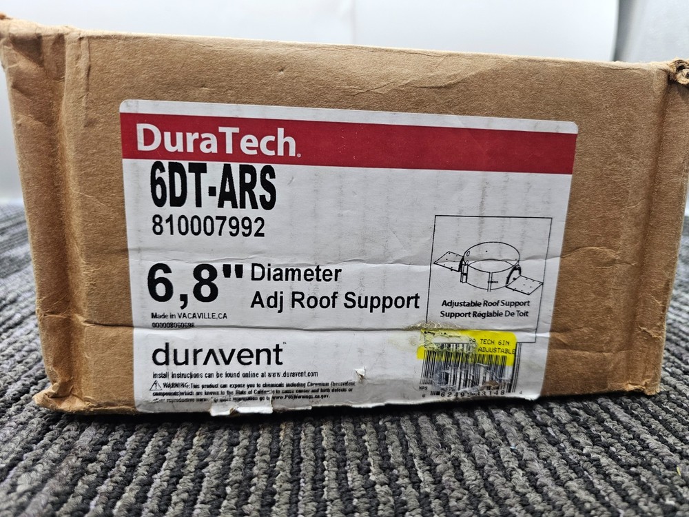 DURAVENT DuraTech 6DT-ARS 6,8" Diameter Adjustable Roof Support