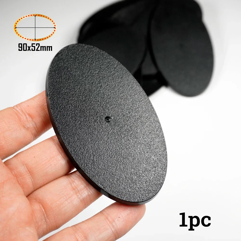 90x52mm Oval Plastic Base for Miniatures & Tabletop Wargames
