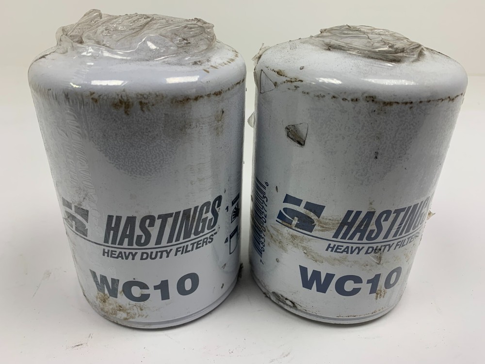 2 PACK Hastings WC10 Coolant Filter