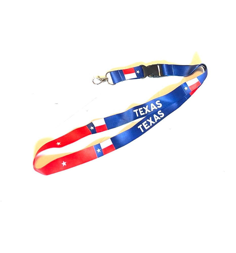 Texas flag lanyards / Badge Holder Reversible