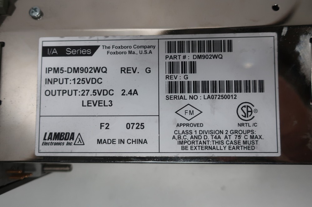 Lambda IPM5-DM902WQ I/a Series Power Supply Module 125v-dc 27.5v-dc