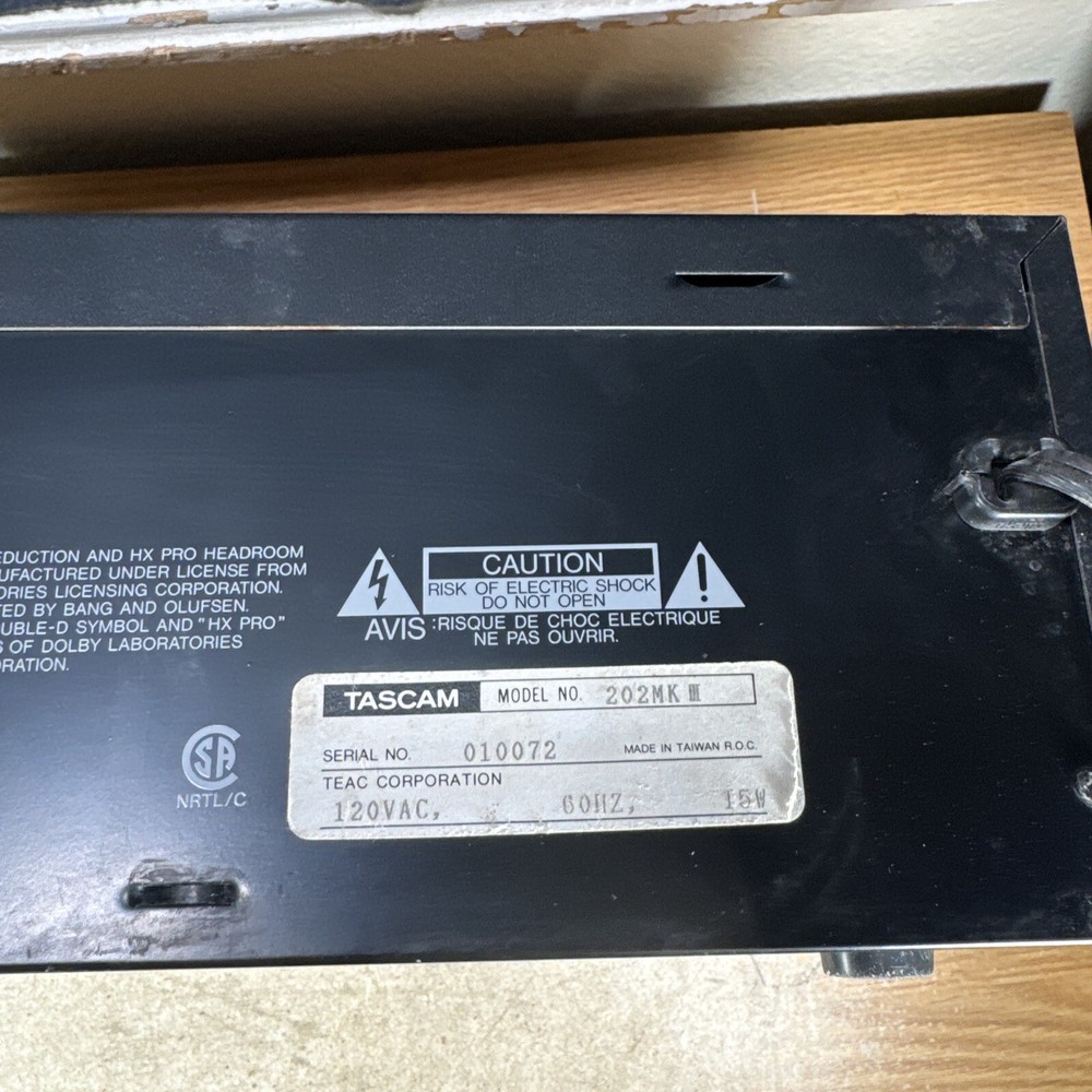 Tascam 202 MKIII Analog Multi Track Recorder READ