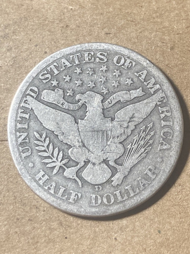 1908 D Barber Half Dollar - As Shown! (#2123)
