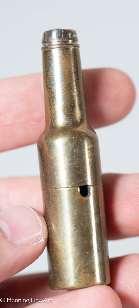 Lovely Antique Corkscrew Bottle Shape, 1897, Not Branded
