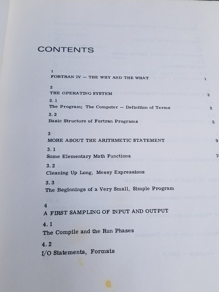 VINTAGE ELECTRONICS BOOK 1966 FORTRAN IV MULTI PROGRAM SYSTEMS GE-600 COMPUTER