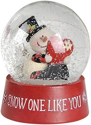 Christmas Snow Globe with Snowman