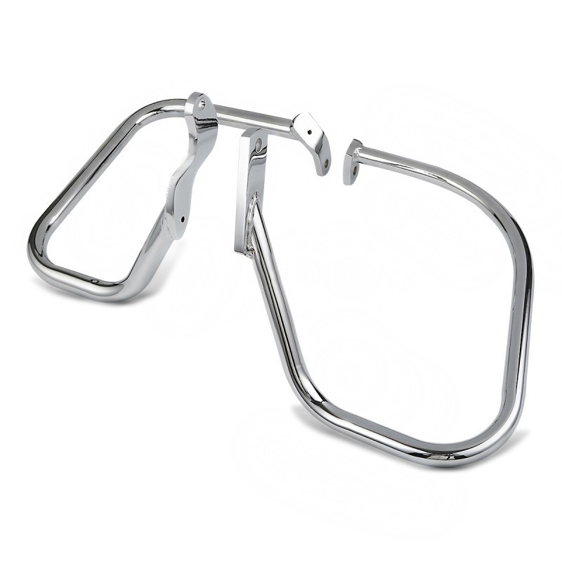 Saddlebag Guards for Harley Davidson Softail 00-17 chrome