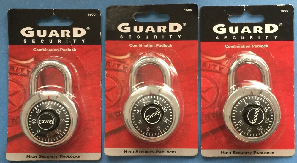 Guard Security 1500 Dial Combination Padlock 2 inch Security Lock (3)