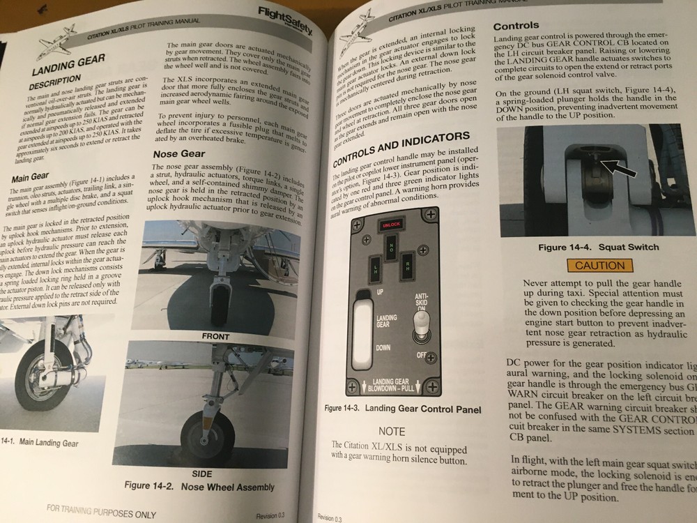 Citation XL/XLS Pilot Training Manual