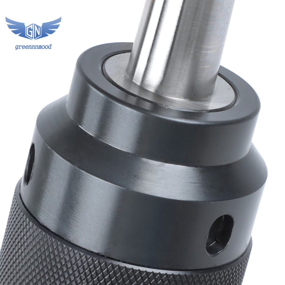 High Precision Keyless Drill Chuck MT2 Integral Shank 1/32" - 1/2" Capacity