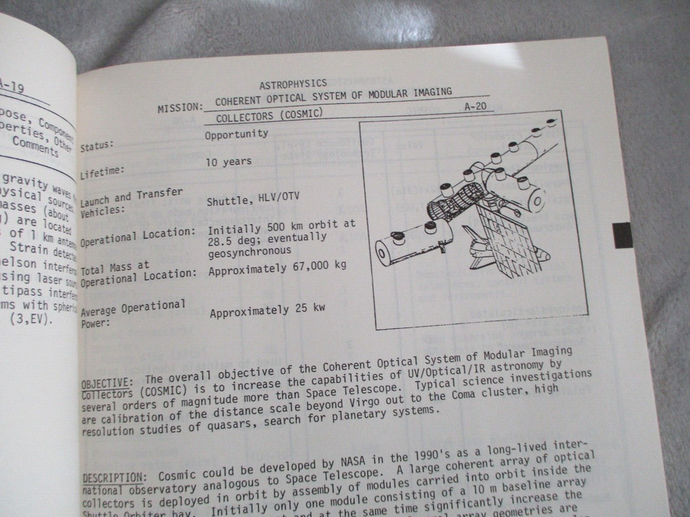 NASA/MSFC PRE-SHUTTLE SPACE SYSTEMS TECHNOLOGY MODEL COMPLETE 3 VOLUME SET -1980