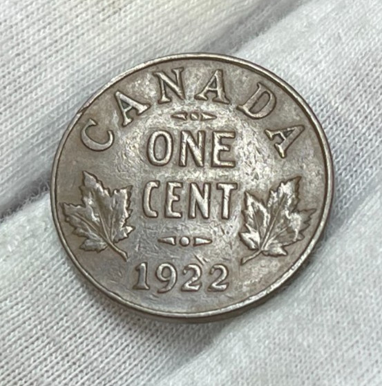 1922 Canada Small Cent Key Date Coin