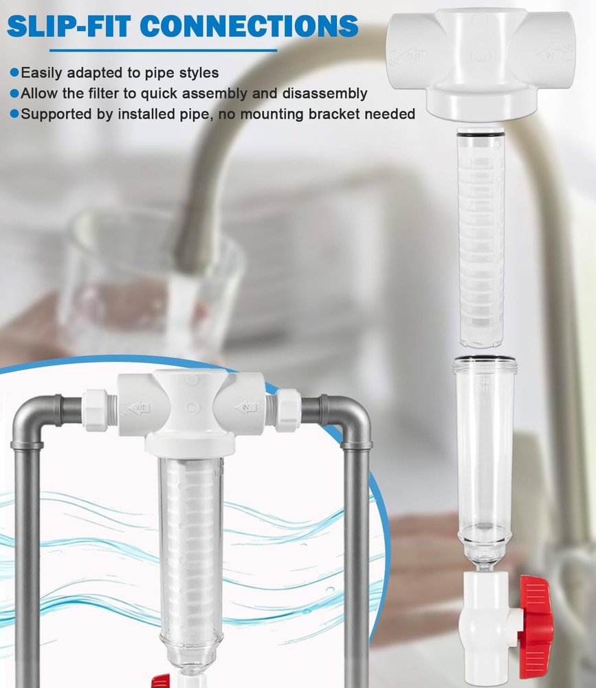 for Rusco / Vu-Flow 1-1/2 Inch Spin Down Filter 100 Mesh Sediment Water Filter