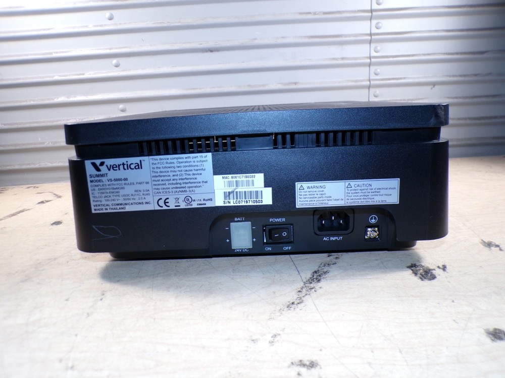 VERTICAL VS-5000-00 PHONE SYSTEM