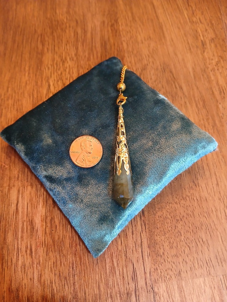 Labradorite Bohemian Pendulum