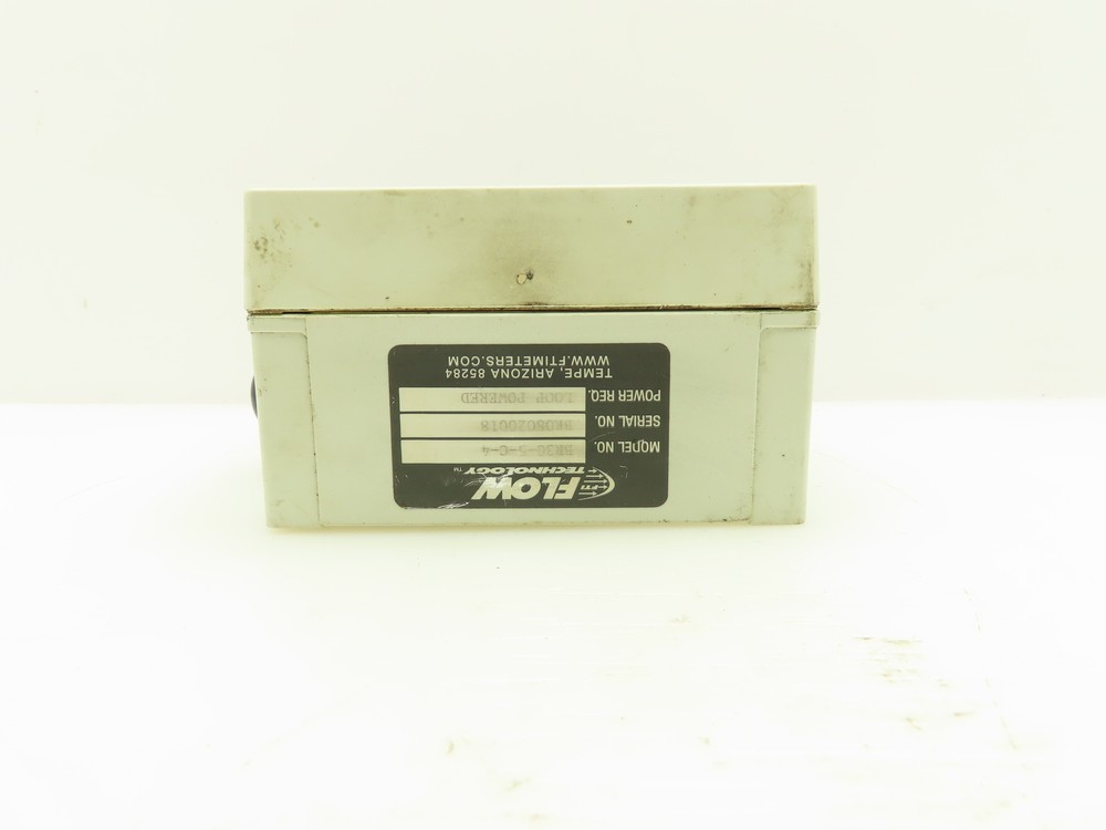 Flow Technology BR30-5-C-4 Rate/Totalizer Loop Powered w/4-20mA NEMA 4 Enclosure