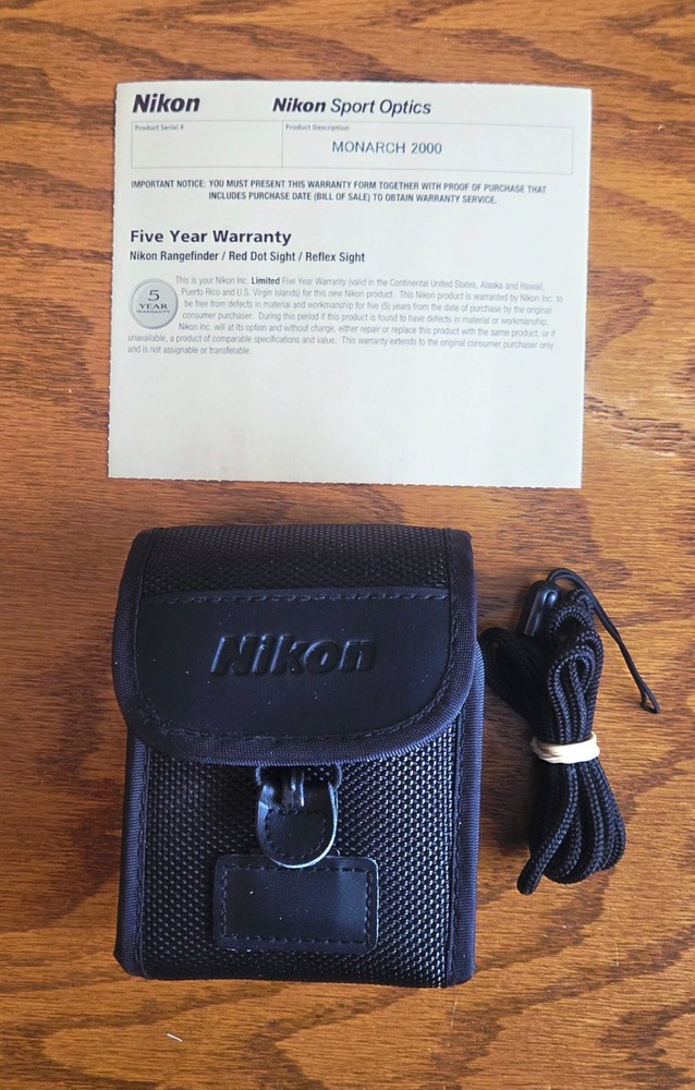 New Nikon Monarch 2000 6x21mm Laser Rangefinder
