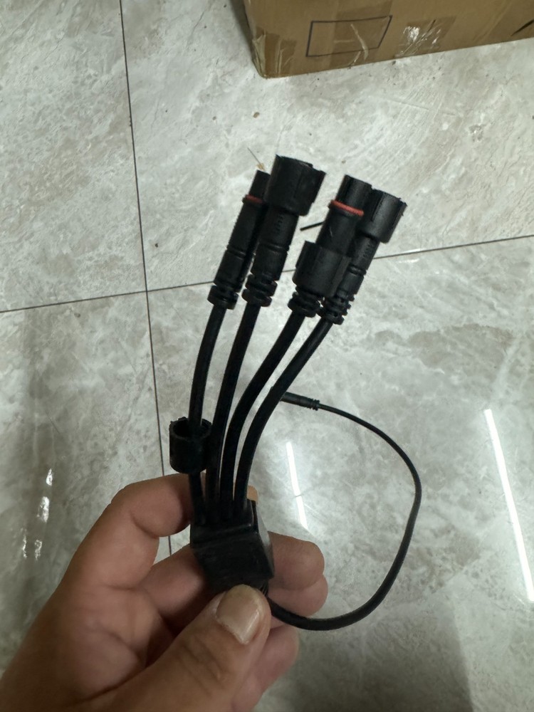 2PCS 4-Connector Wire 3pins for CHASING Wheel lights Strips