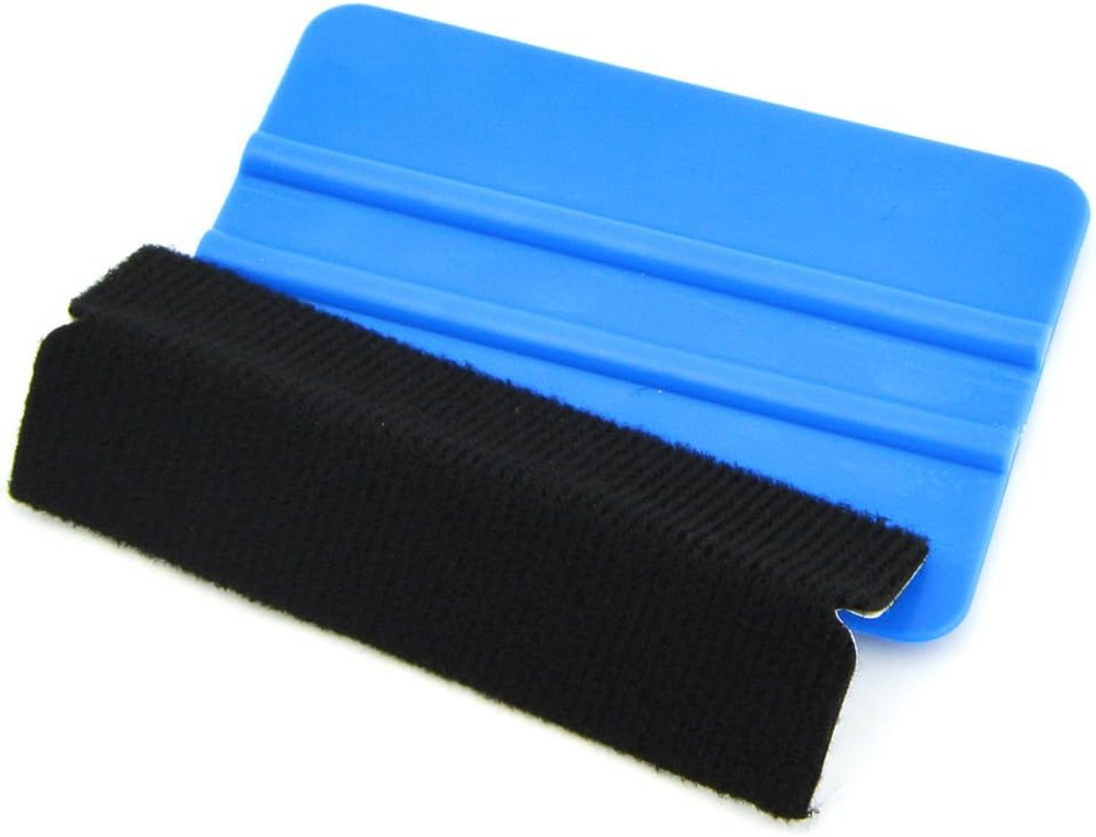 20PCS Black Standard Pre-Cut Self-Adhesive Squeegee Fabric Felt Replacement for