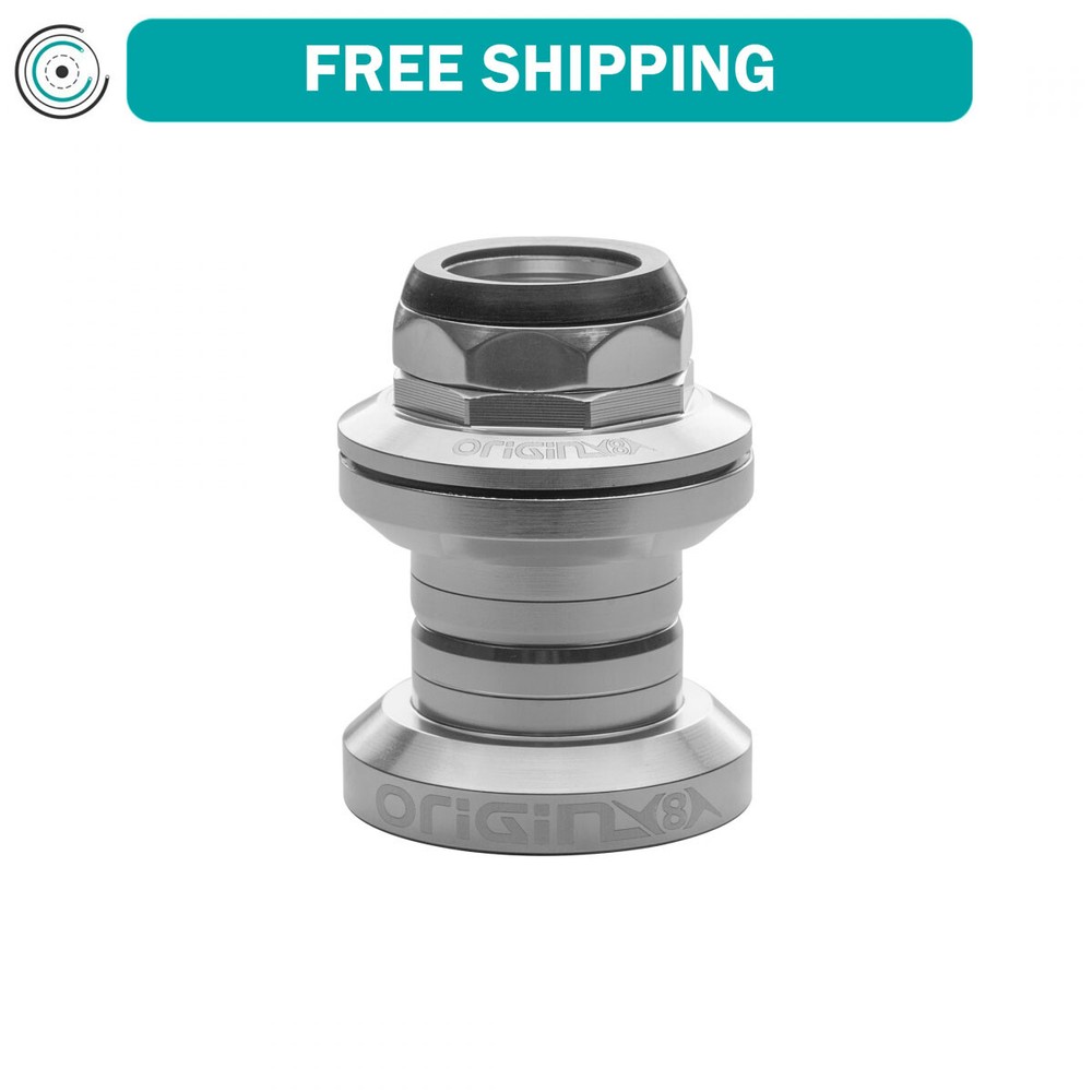 Origin8 Pro Fit Threaded Silver EC30/25.4-24tpi | EC30/26 1`