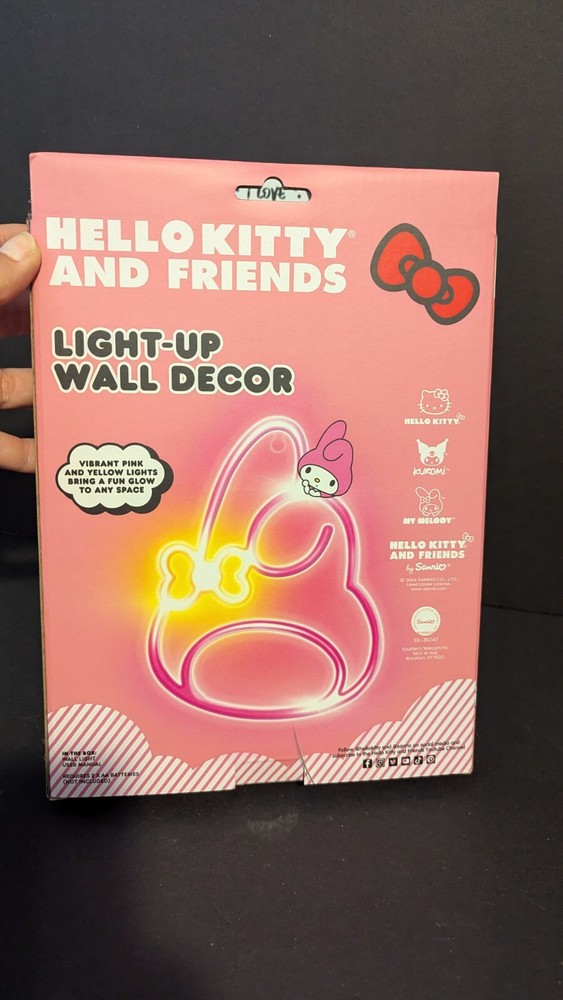 My Melody LED Neon Wall Light Battery Operated