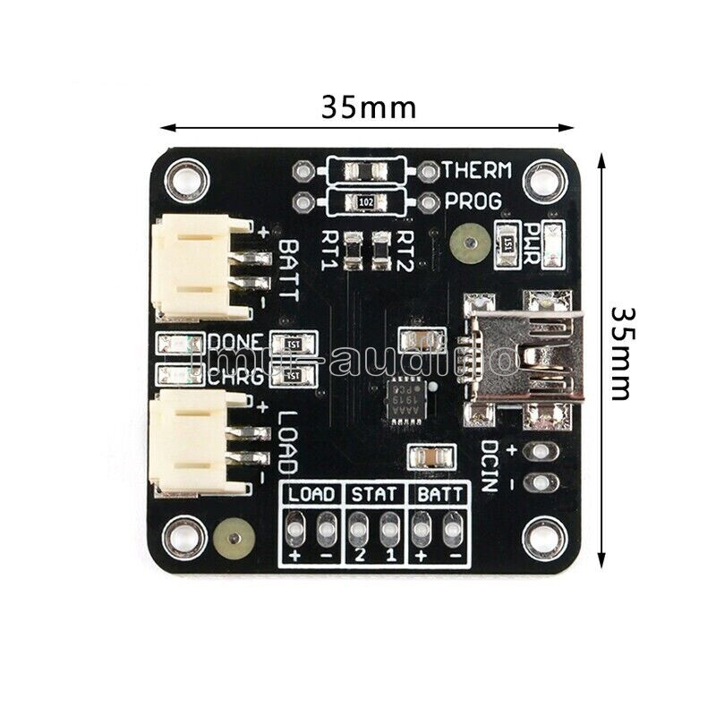 MCP73833 Linear Charge Management Controller Board Lithium Polymer Charger