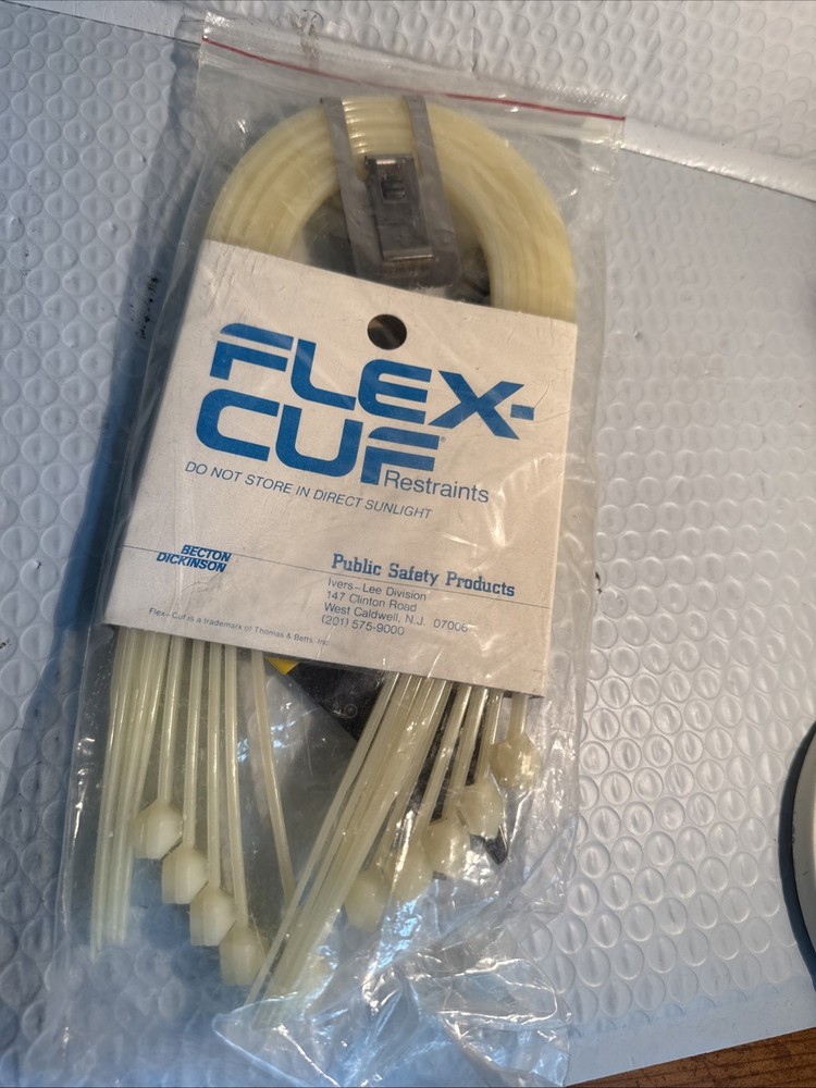 Vintage Flex-Cuf Restraints MIB