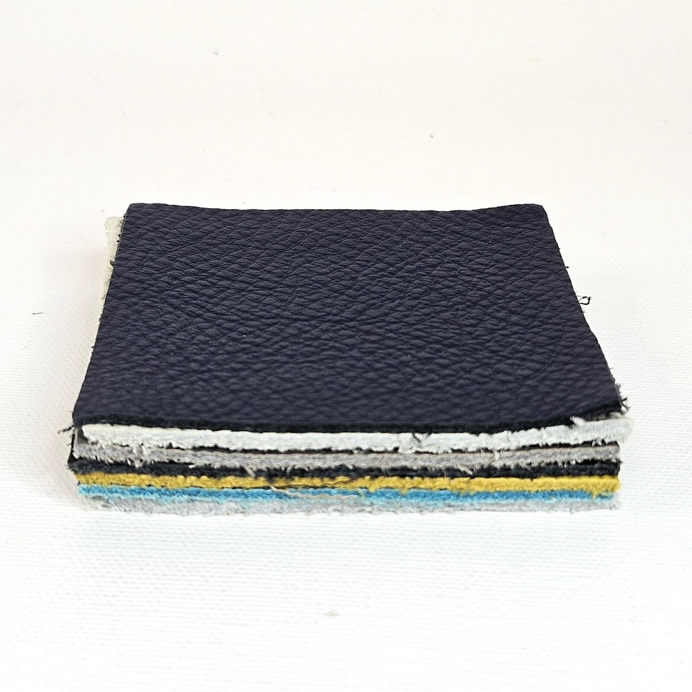 JOYBIRD Leather Samples 3” Square Pieces Set of 7