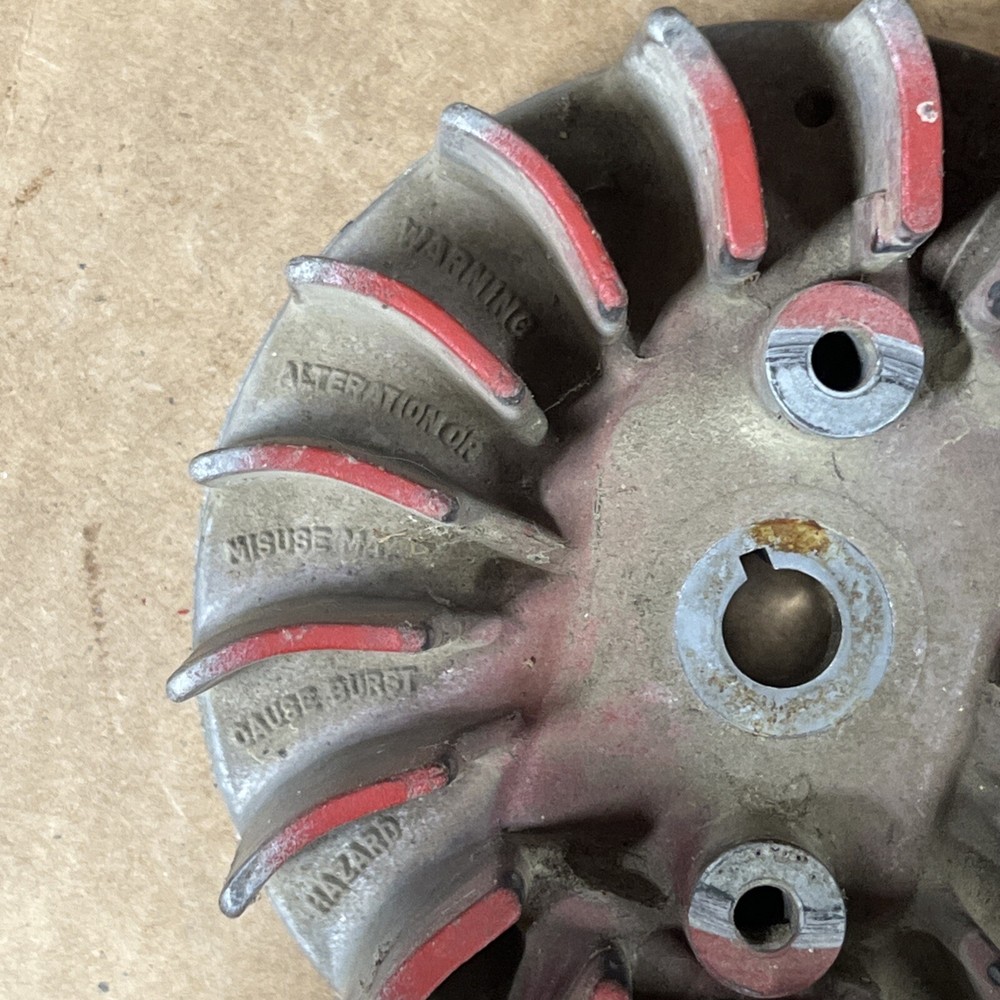 Tecumseh Power Drill Auger Model 8600 OEM Flywheel & Hardware