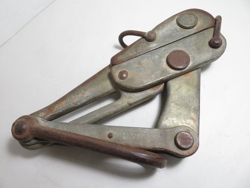 Klein & Sons Cable Wire Puller 15,000 LB Bell System U.S. A.