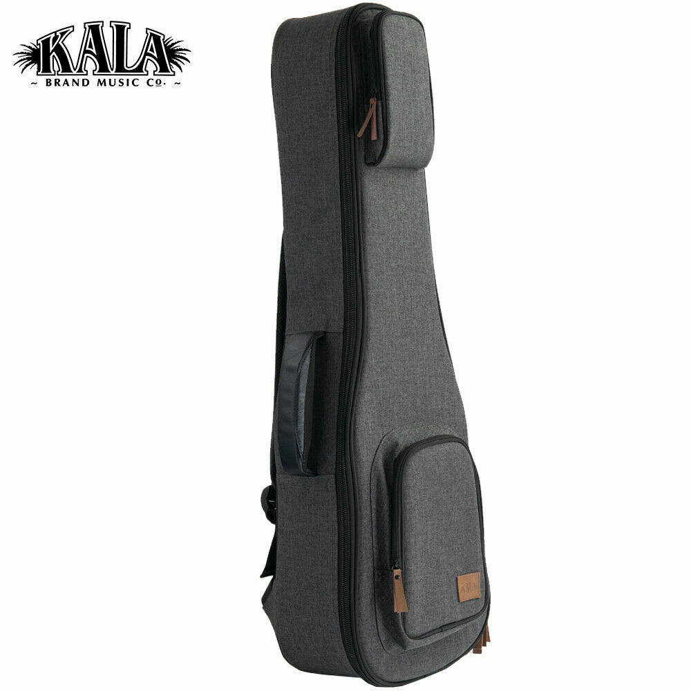 NEW Kala DC-S-CL Rock Gray Sonoma Coast Ukulele Soprano Case Backpack