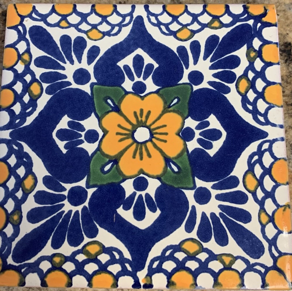 Talavera Tile 4x4” E97 10 pc pack