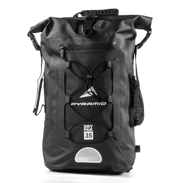 Pyramid Black Waterproof 35L Motorcycle Backpack