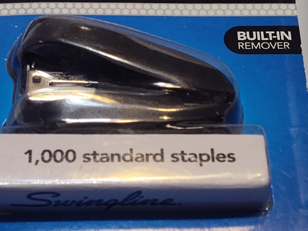 Swingline Tiny Tot Staplers - 12 Sheets Capacity Black 6000 Staples